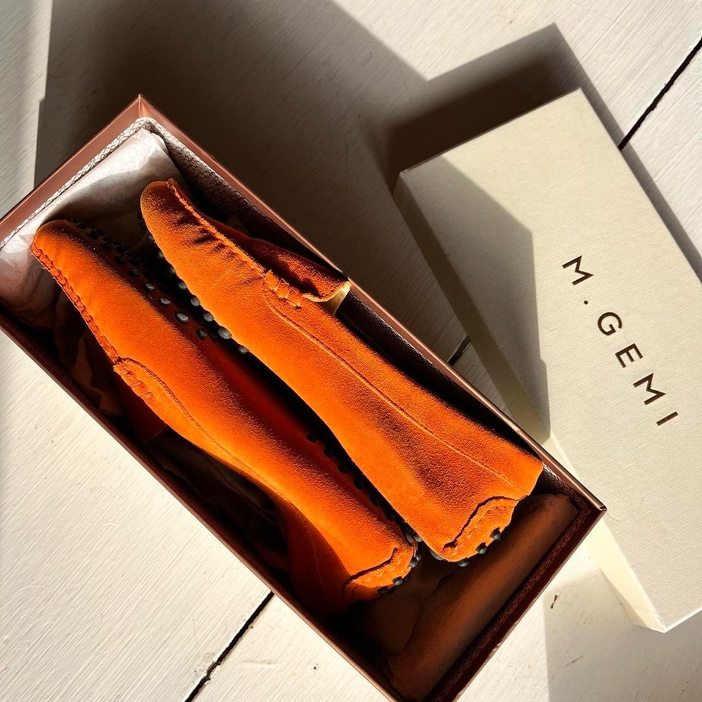 Suede driving loafers from M. Gemi